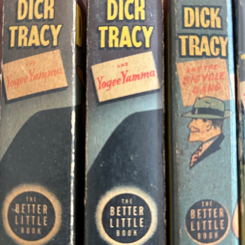 Dick Tracy Vintage Collection better little book circa 1940s lot of five - Picture 3 of 11